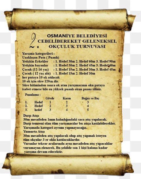 Cebelibereket Geleneksel Okçuluk Turnuvası'na Sayılı Günler Kaldı.